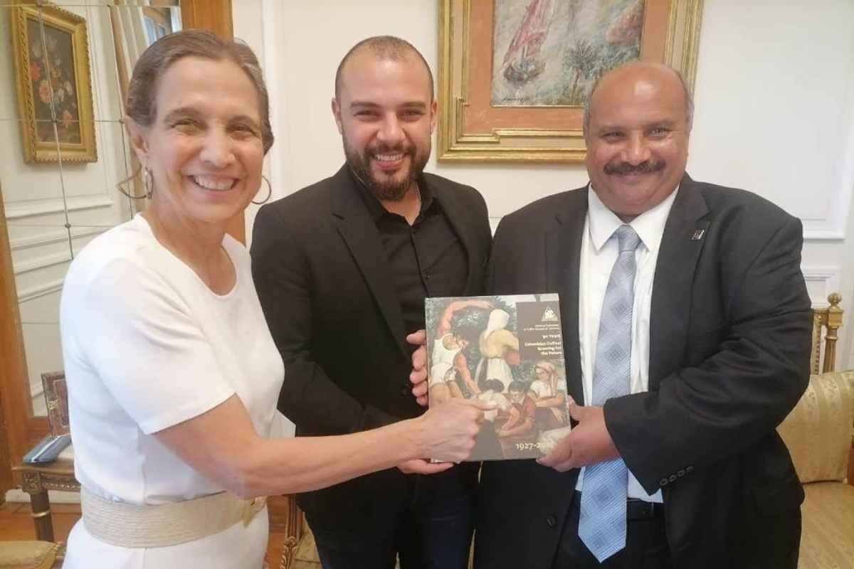 صورة من استقبال وزير التجارة الإندونيسي